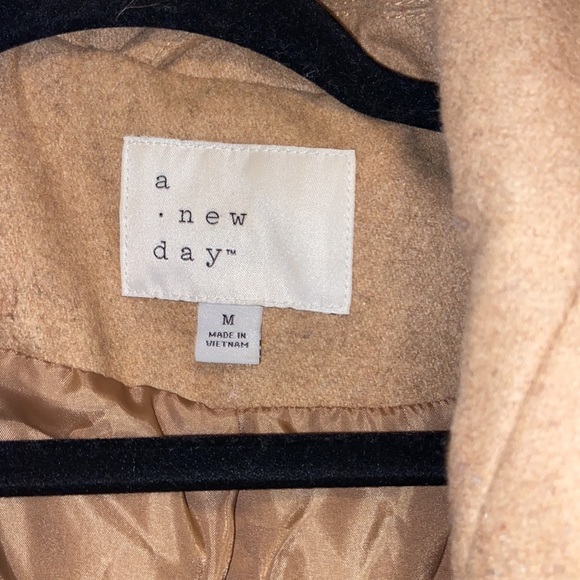 Wool Trench Style Coat - Picture 2 of 5